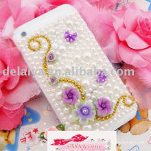 crystal beads , Colorful Rhinestone Mobile Phone Sticker